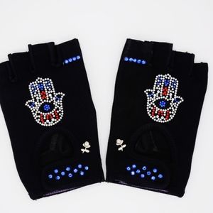 NWT BLUE HAMSA 🪬 SWAROVSKI EMBELLISHED EXERCISE G